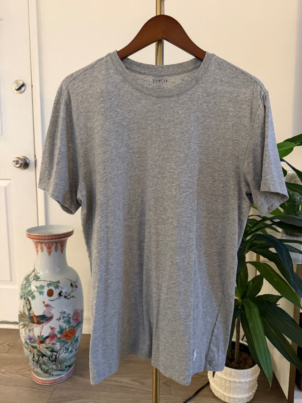 Polo Ralph Lauren Classic Crew Neck Tee | Heather Grey | Small